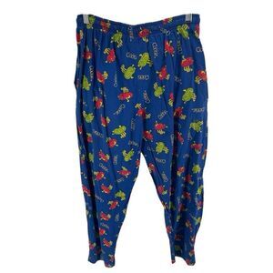 Cootie Men's All-Over Bug Cootie Graphic Print Lounge Pajama Pants Blue Medium